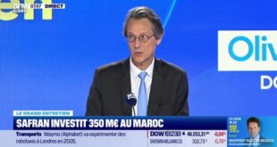 Safran au Maroc | "Talents, dynamique industrielle, infrastructures modernes", Olivier Andriès sur BFM-TV