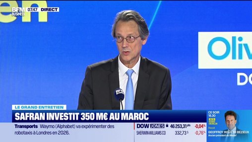 Safran au Maroc | "Talents, dynamique industrielle, infrastructures modernes", Olivier Andriès sur BFM-TV
