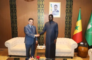Nasser Bourita reçu en audience à Dakar par le président de la République du Sénégal, Bassirou Diomaye Faye