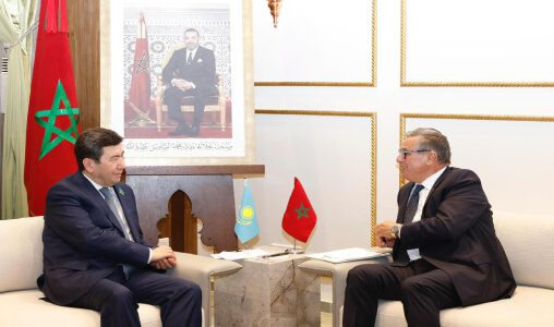 M. Akhannouch s’entretient avec le Président du Parlement de la République du Kazakhstan