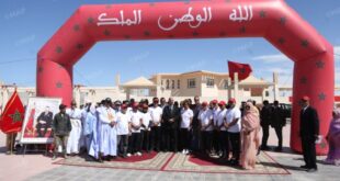 El Guergarat | Le relais symbolique de la Marche Verte marque son avant-dernière étape