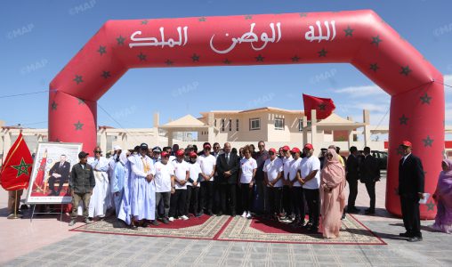 El Guergarat | Le relais symbolique de la Marche Verte marque son avant-dernière étape