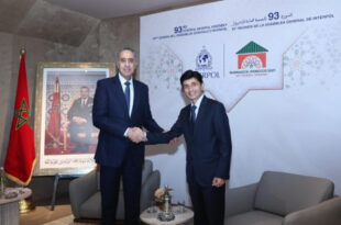 Abdellatif Hammouchi reçoit le chef de l’UNPOL, sous-secrétaire général à l’État de droit