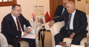 M. Laftit s’entretient avec son homologue de la République de Serbie, Ivica Dačić