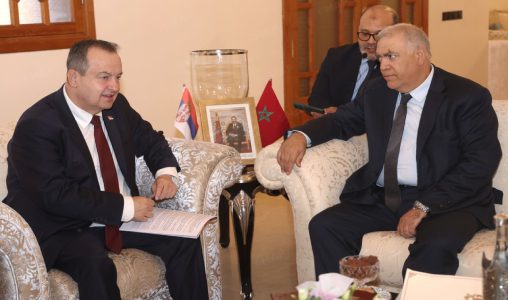 M. Laftit s’entretient avec son homologue de la République de Serbie, Ivica Dačić