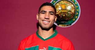 Achraf Hakimi remporte le prix Lion d’Or 2025 pour la deuxième année consécutive