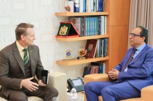 Abdelkader Amara s’entretient à Rabat avec l’Ambassadeur d’Australie au Maroc