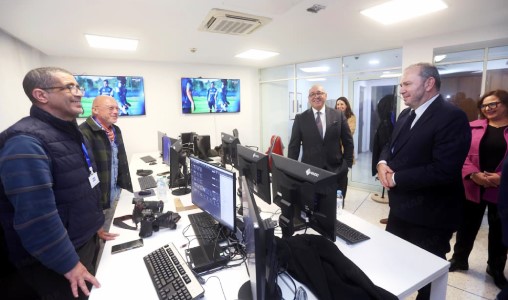 CAN Maroc 2025 | M. Lecourtier et M. Arif visitent la Rédaction commune « MAP AFP »
