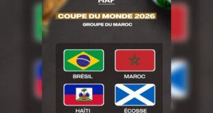 Mondial 2026 | Le Maroc dans le groupe C avec le Brésil, l’Écosse et Haïti