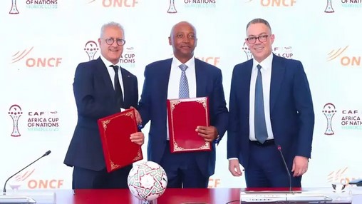 L’ONCF devient sponsor officiel de la Coupe d’Afrique des Nations CAF TotalEnergies – Maroc 2025