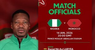Demi-finale CAN 2025 | Daniel Nii Ayi Laryea, l’arbitre ghanéen, prêt pour le duel Maroc Nigeria