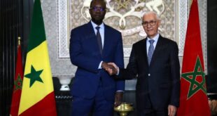 Le Président de la Chambre des représentants s’entretient avec le Premier ministre sénégalais