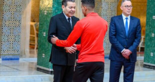 SAR le Prince Moulay Rachid reçoit l’Équipe nationale de football, finaliste de la CAN