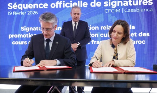 CFCIM | Signature de conventions pour renforcer la projection économique entre le Maroc et la France