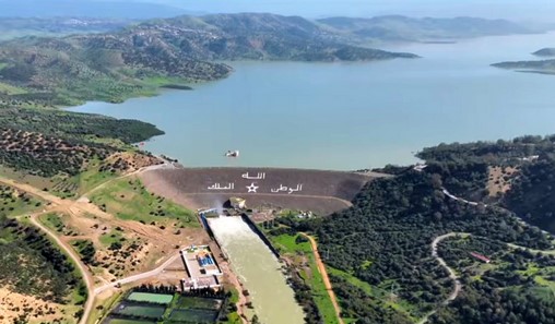 Barrage Oued El Makhazine | Les retenues atteignent actuellement 1.097,9 millions M3
