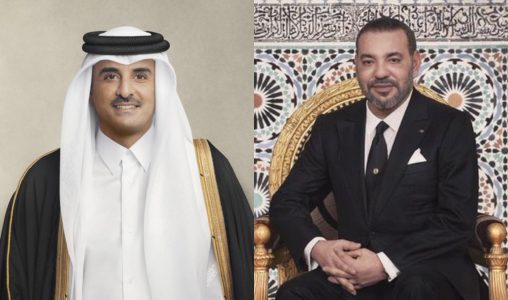 Entretien téléphonique entre SM le Roi Mohammed VI et SA Cheikh Tamim Bin Hamad Al Thani