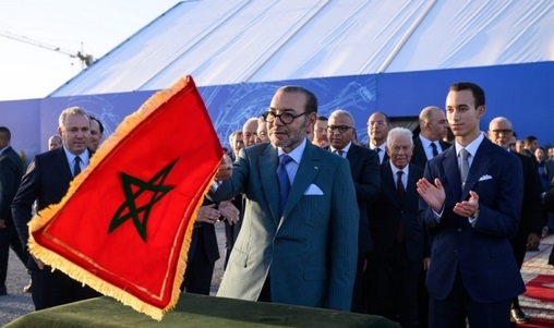 SM le Roi préside la cérémonie du lancement de l’usine Safran de trains d’atterrissage à Nouaceur