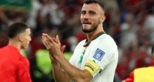 Le footballeur marocain Ghanem Saïss annonce sa retraite internationale