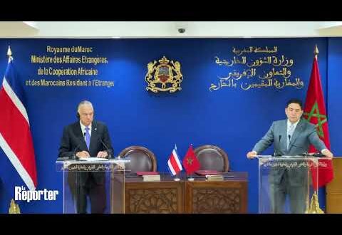 Maroc-Costa Rica | Nasser Bourita a reçu son homologue, Arnoldo André Tinoco