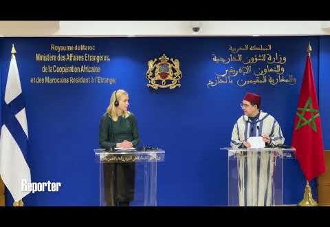 Rabat | Nasser Bourita reçoit son homologue finlandaise aux Affaires Etrangères Elina Valtonen