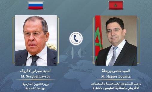 Maroc Russie | Entretien téléphonique entre M. Nasser Bourita et M. Sergueï Lavrov