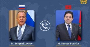 Maroc Russie | Entretien téléphonique entre M. Nasser Bourita et M. Sergueï Lavrov