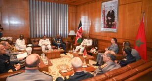 L’Inspecteur Général des FAR, M. Berrid reçoit le Chef d’État-major des Forces de Défense du Kenya