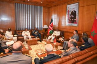 L’Inspecteur Général des FAR, M. Berrid reçoit le Chef d’État-major des Forces de Défense du Kenya