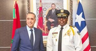 M. Abdellatif Hammouchi reçoit l’Inspecteur général de la Police de la République du Libéria