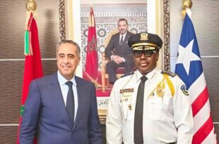 M. Abdellatif Hammouchi reçoit l’Inspecteur général de la Police de la République du Libéria