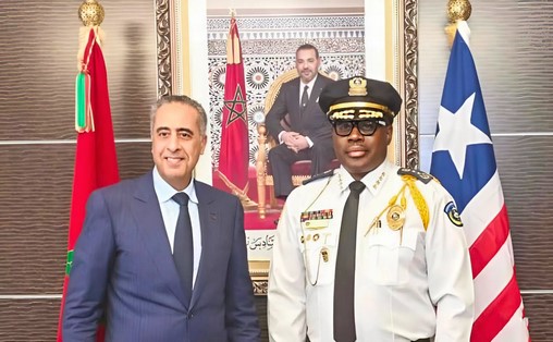 M. Abdellatif Hammouchi reçoit l’Inspecteur général de la Police de la République du Libéria