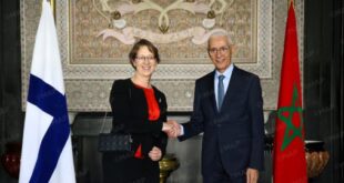 M. Talbi El Alami s’entretient avec la ministre finlandaise de l’Agriculture et des forêts (Mme Essayah)