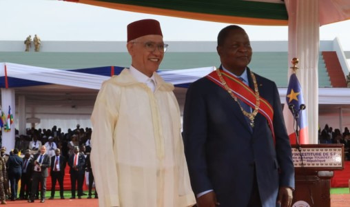 M. Talbi El Alami représente SM le Roi à la cérémonie d’investiture du Président de la République centrafricaine