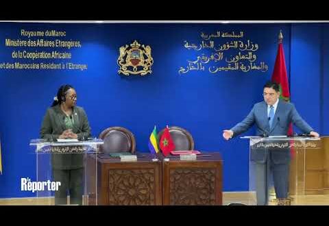 Conférence de presse entre Nasser Bourita et son homologue gabonaise Mme Tassyla Ye-Doumbeneny