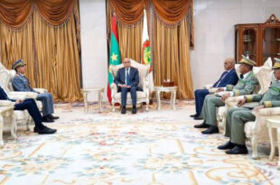 Une délégation conduite par l’Inspecteur Général des FAR effectue une visite de travail en Mauritanie