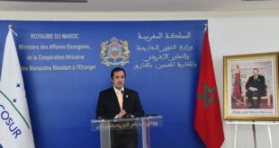 Le Maroc, un pont vers le monde arabe et l’Afrique (Président du Parlasur)