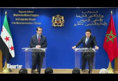 Rabat | Nasser Bourita a reçu son homologue syrien Assaad Hassan El-Chibani