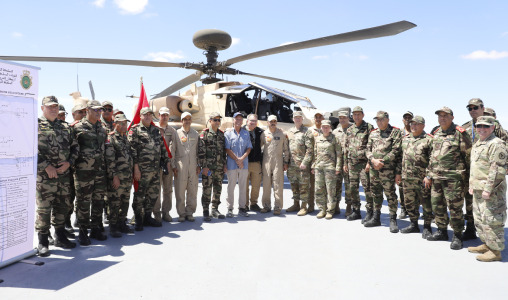 FAR | Cérémonie de réception du 2e lot d’hélicoptères de combat Apache AH-64E