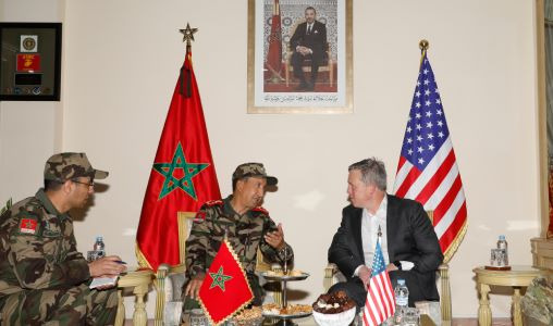 L’Inspecteur Général des FAR s’entretient avec le Secrétaire à l’armée de terre des États-Unis