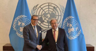M. Hilale informe le SG de l’ONU sur la présidence marocaine de la Commission de consolidation de la paix