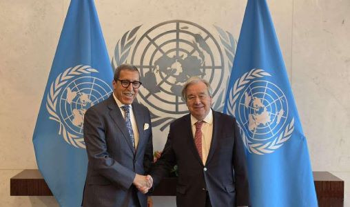 M. Hilale informe le SG de l’ONU sur la présidence marocaine de la Commission de consolidation de la paix