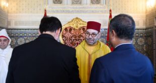 Sa Majesté le Roi Mohammed VI reçoit au Palais Royal de Rabat plusieurs ambassadeurs étrangers