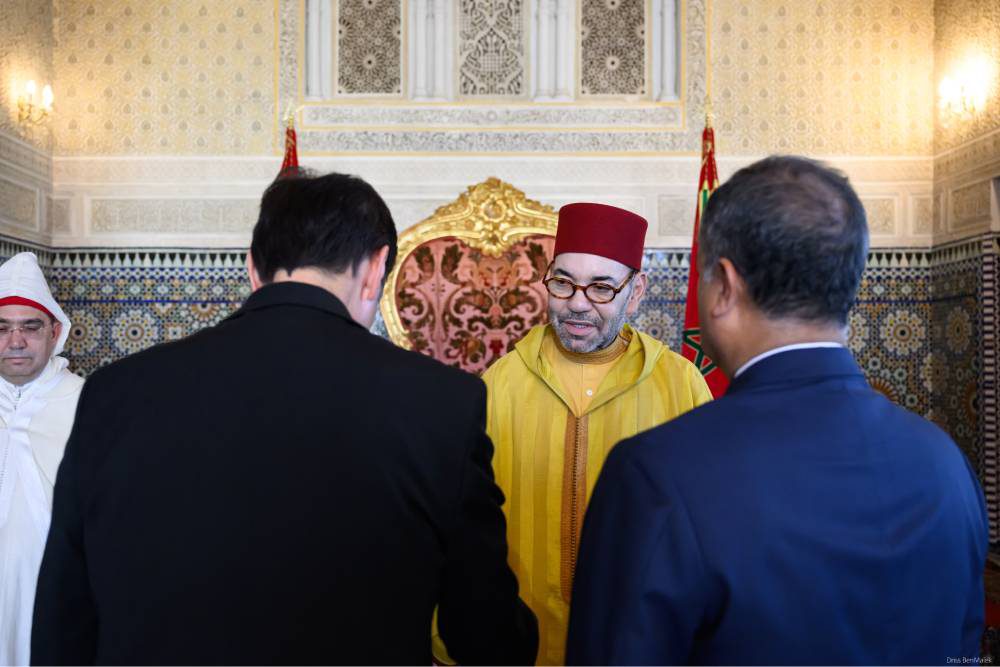 Sa Majesté le Roi Mohammed VI reçoit au Palais Royal de Rabat plusieurs ambassadeurs étrangers