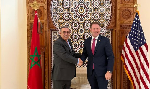 M. Amrani s’entretient avec le Directeur exécutif du Groupe de travail de la Maison Blanche pour la Coupe du Monde 2026