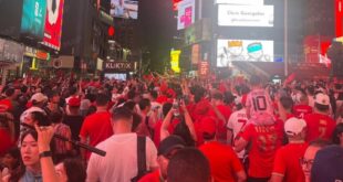 CdM 2026 | Times Square vibre au rythme des supporters marocains avant le choc face au Brésil