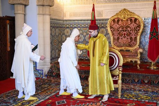 Sa Majesté le Roi Mohammed VI reçoit les membres nommés à la Cour Constitutionnelle