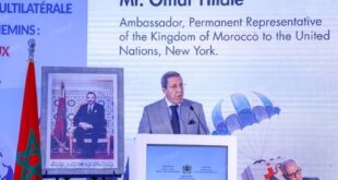 L'engagement humanitaire du Maroc procède de la Vision humaniste et humanitaire de SM le Roi (M. Hilale)