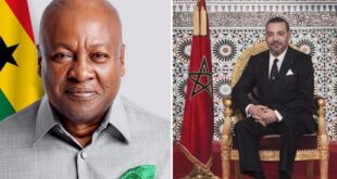 Le Président ghanéen transmet à SM le Roi ses salutations fraternelles et exprime sa satisfaction des progrès réalisés dans le cadre de la coopération bilatérale avec le Maroc