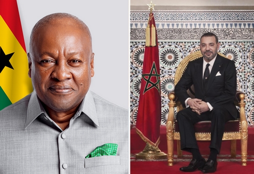 Le Président ghanéen transmet à SM le Roi ses salutations fraternelles et exprime sa satisfaction des progrès réalisés dans le cadre de la coopération bilatérale avec le Maroc