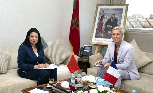 15ᵉ RHN Maroc-France | Mme Seghrouchni s’entretient avec son homologue Mme Le Hénanff
